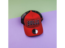 Кепка New Era Chicago Bulls Reverse Red A Frame Trucker