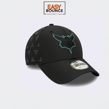 Кепка New Era Charlotte Hornets Nylon 9FORTY cap / black