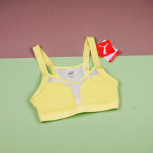 Женский топ Puma Curl Bra / sunny lime