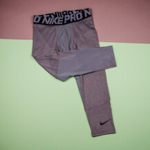 Компрессионные штаны Nike PRO 3/4 tight / grey