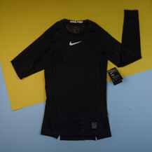 Компрессионная футболка Nike Pro Top LS, black