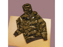Толстовка Nike NSW Club Camo Hoodie, Cargo Khaki/White
