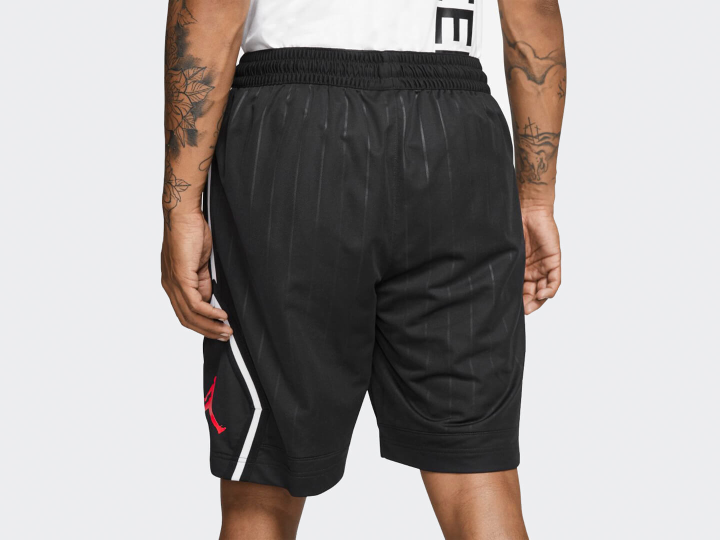 jumpman diamond striped shorts