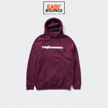 Толстовка The Hundreds Forever Bar Logo Pullover /burgundy