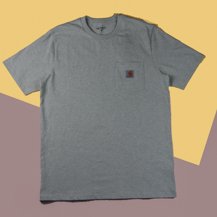 Футболка Carhartt WIP S/S Pocket T-Shirt ZOLA HEATHER
