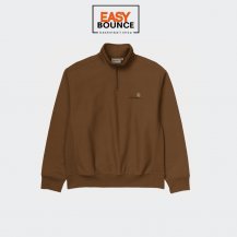 Толстовка Carhartt WIP Half Zip American Script Sweatshirt / hamilton brown