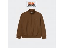 Толстовка Carhartt WIP Half Zip American Script Sweatshirt / hamilton brown