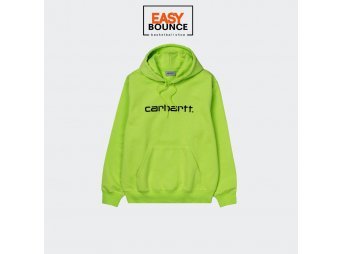 Худи Carhartt WIP Hooded Sweatshirt / lime, black