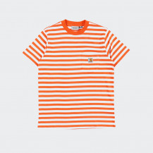 Футболка Carhartt WIP S/S Scotty Pocket T-Shirt SCOTTY STRIPE, CLOCKWORK / WHITE