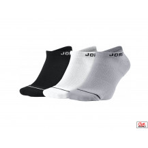 Носки Air Jordan Jumpman No-show socks, Black/White/Wolf Grey