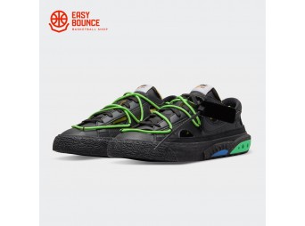 Кроссовки Nike Blazer Low Off-White / black, electro green