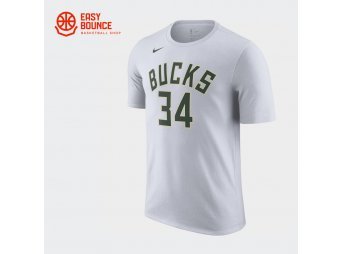 Футболка Nike NBA Milwaukee Bucks Giannis Antetokounmpo / white