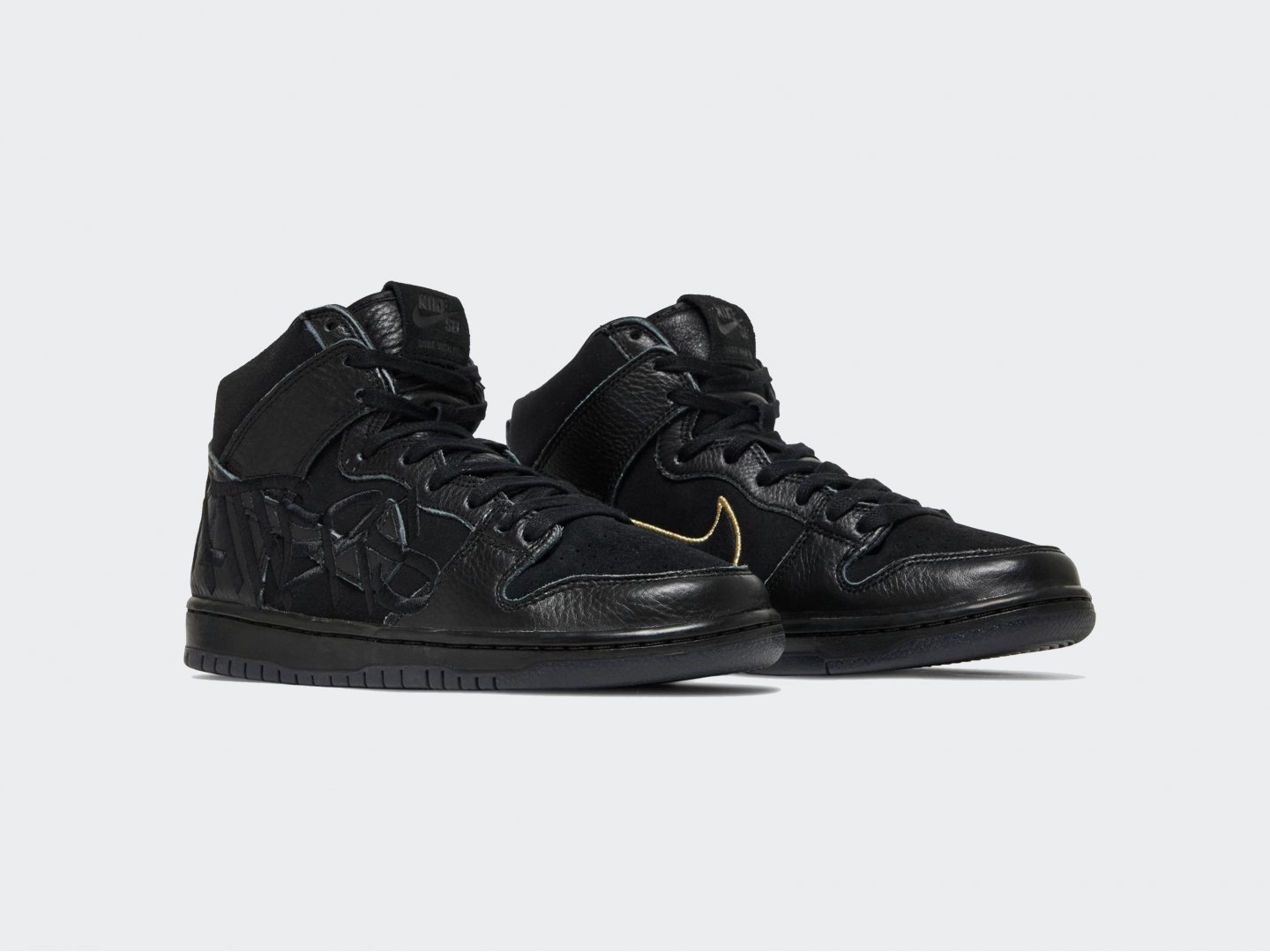 Кроссовки FAUST x Nike SB Dunk High Pro QS / black