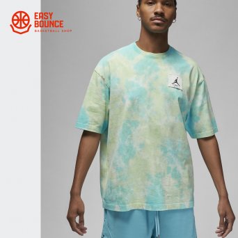 Футболка Jordan Flight Essentials Men's Oversized T-Shirt / pale ivory, pistachio frost, bleached aqua