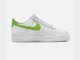 Кроссовки Nike Air Force 1 '07 / white, action green