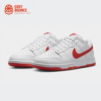 Кроссовки Nike Dunk Low Retro / white, red