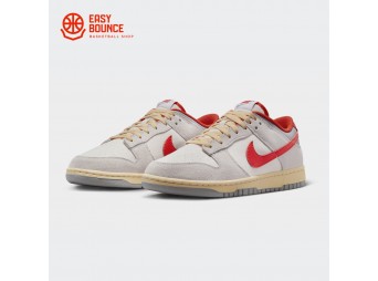 Кроссовки Nike Dunk Low / beige, red