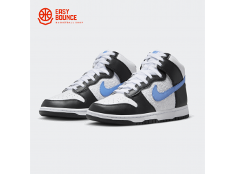 Кроссовки Nike Dunk High Retro / black, university blue