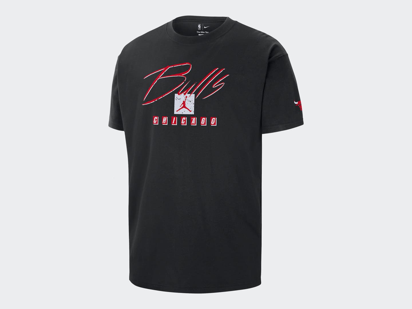 Футболка Air Jordan ΝΒΑ Chicago Bulls Courtside Statement Max90 T-shirt / black