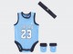 Набор Air Jordan 3-Piece Mesh Jersey Bodysuit Box Set / blue