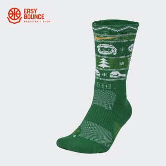 Носки Nike Elite Christmas Crew Socks / clover, white