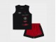 Детский костюм Jordan Brooklyn Mesh Short Set Kids / black, red