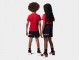 Детский костюм Jordan Baseline 2-Piece Mesh Shorts Set / black, red