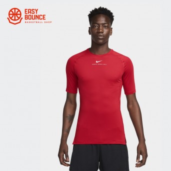 Компрессионная футболка Nike NOCTA Short-Sleeve Basketball Top / red