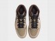 Кроссовки Air Jordan 1 Mid / khaki, black, baroque brown
