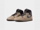 Кроссовки Air Jordan 1 Mid / khaki, black, baroque brown