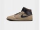Кроссовки Air Jordan 1 Mid / khaki, black, baroque brown
