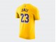 Футболка Nike NBA Los Angeles Lakers James Tee / amarillo