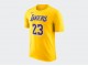 Футболка Nike NBA Los Angeles Lakers James Tee / amarillo