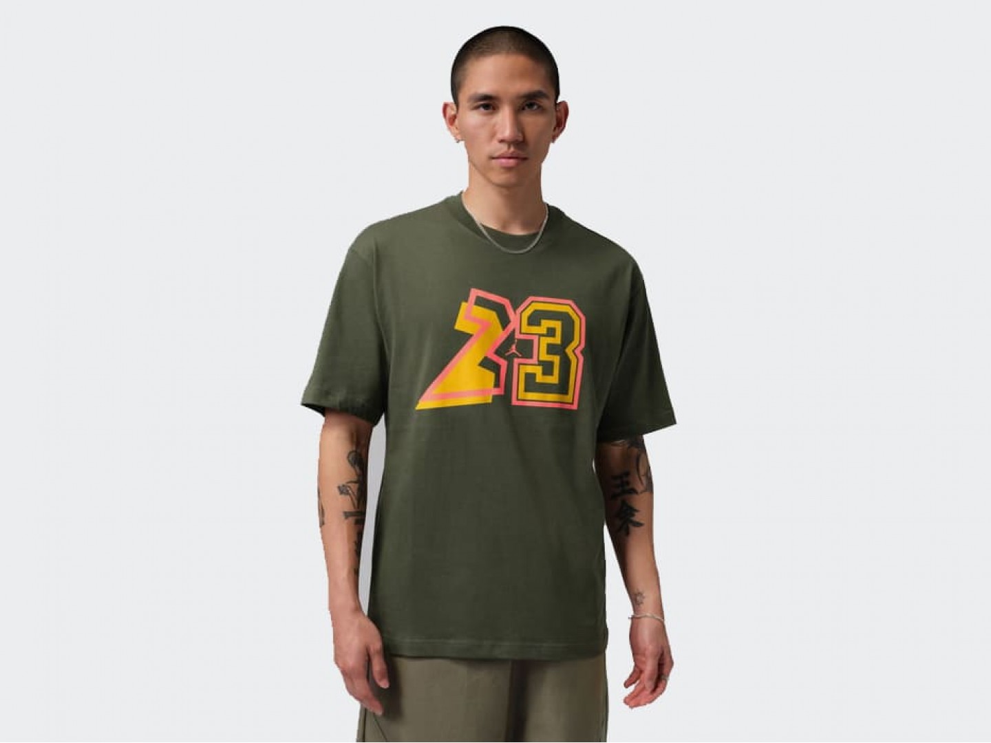 Футболка Air Jordan 23 Graphic T-Shirt / cargo khaki, spruce fog