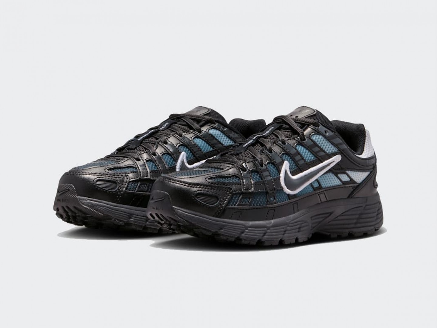 Кроссовки Nike P-6000 Fade grade school / black, white, anthracite