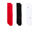 Носки Air Jordan Everyday Crew Socks 3-Pack / black, red, white