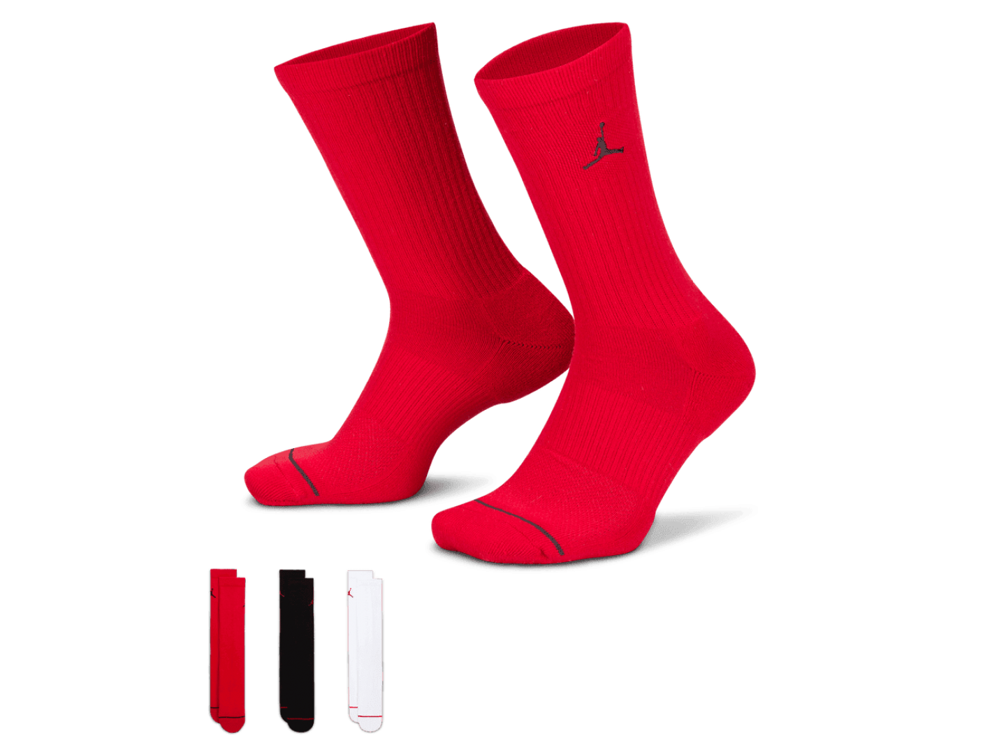 Носки Air Jordan Everyday Crew Socks 3-Pack / black, red, white