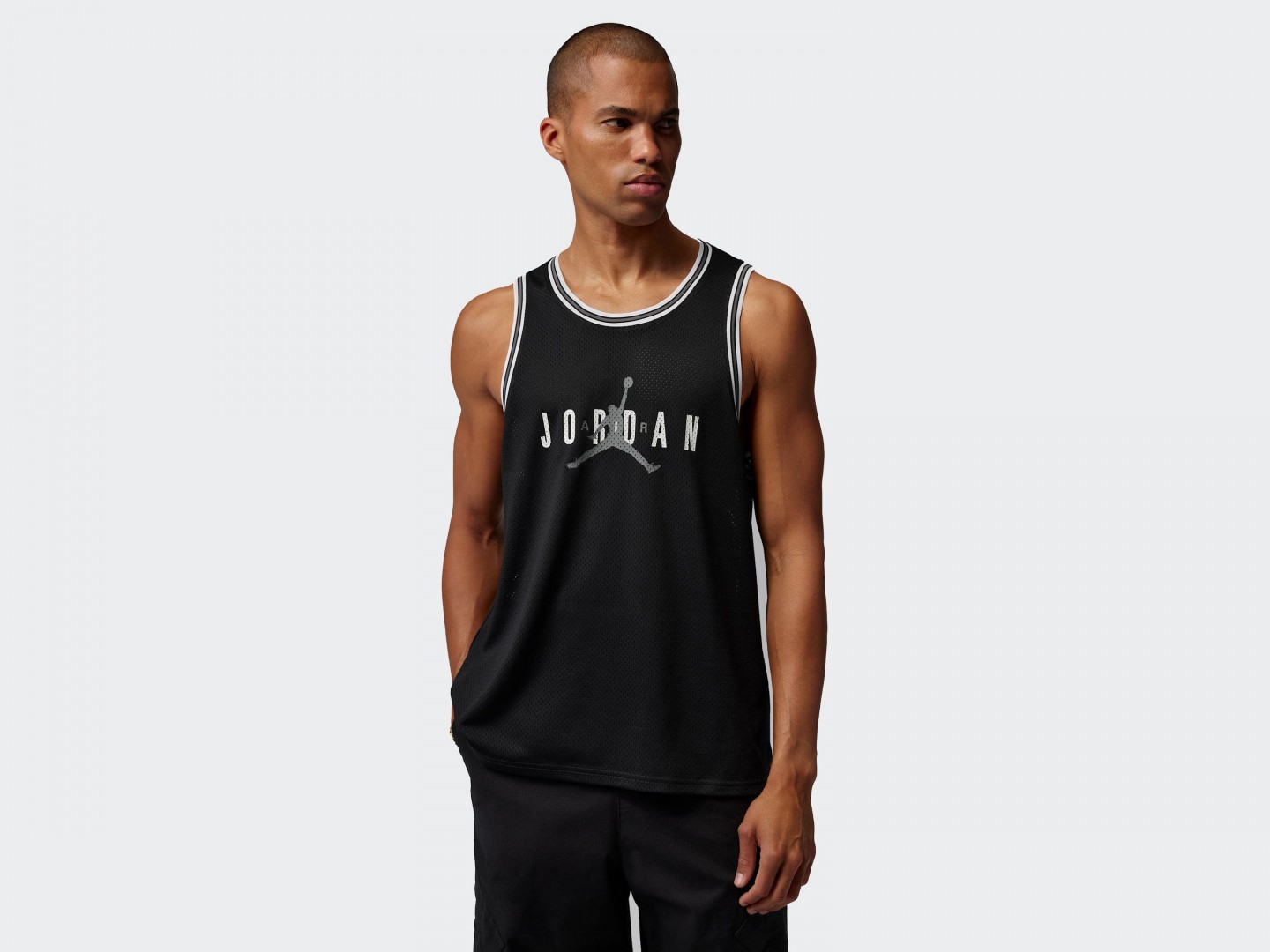 Майка Air Jordan Brooklyn Mesh Jersey / black, iron grey