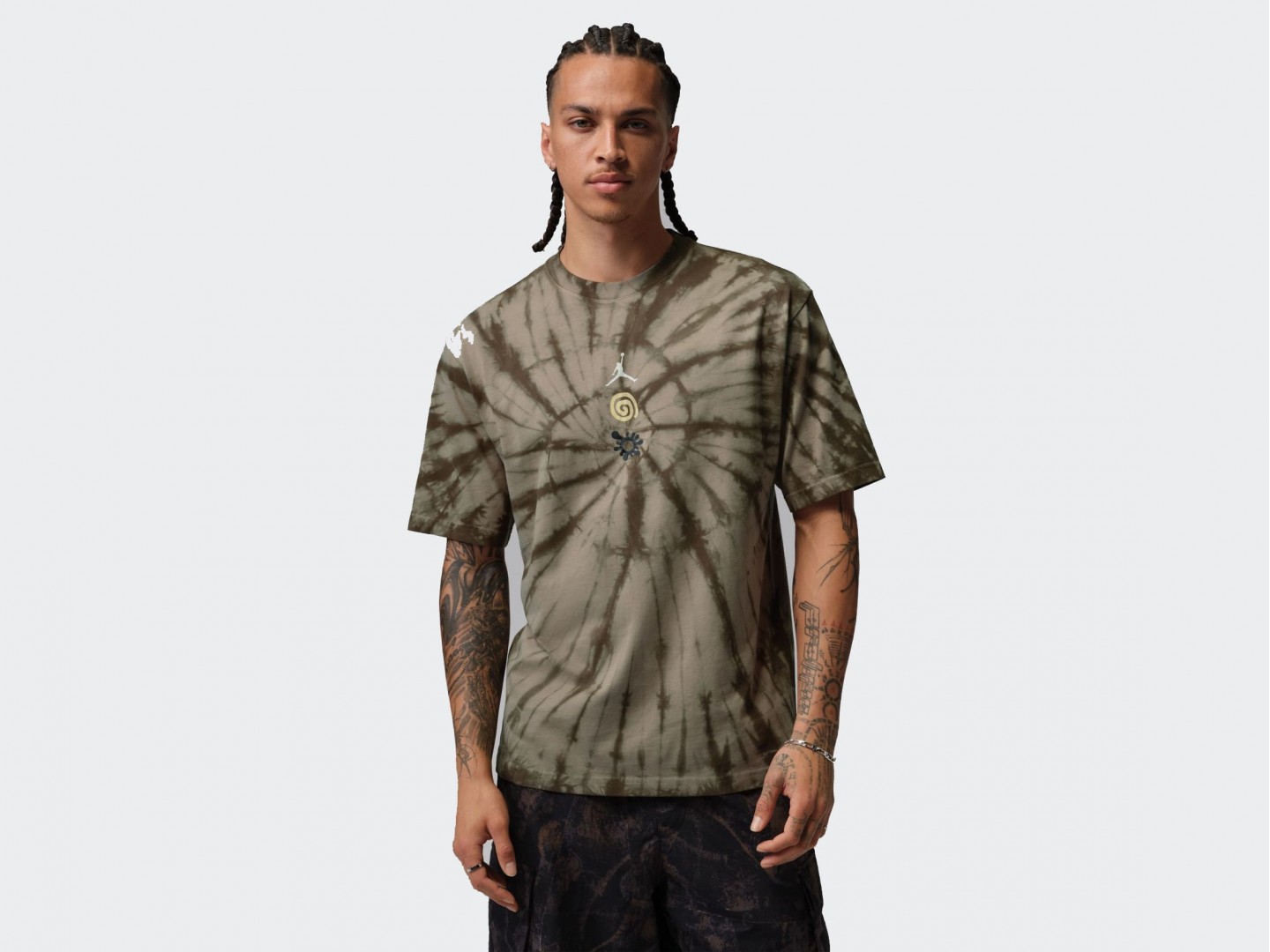 Футболка Air Jordan Brooklyn Tie-Dye Festival T-Shirt / khaki