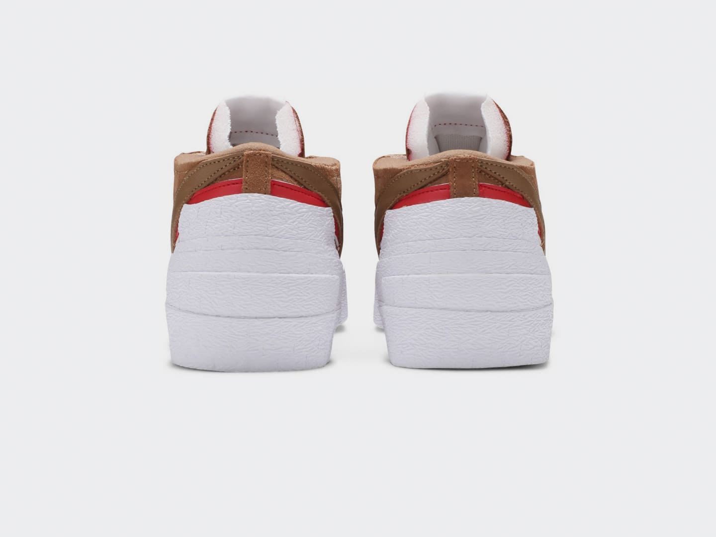 nike blazer low x sacai british tan