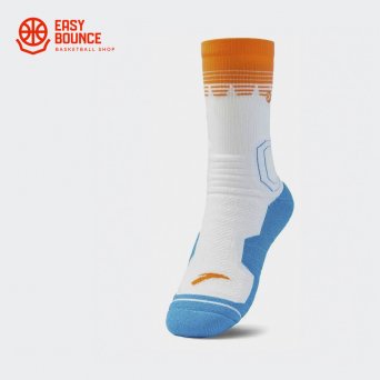 Носки Anta KT Basketball Crew Socks / white, blue, orange