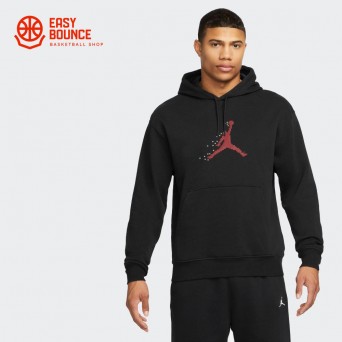 Толстовка Air Jordan Essentials Festive Fleece Pullover Hoodie / black