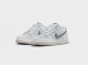 Кроссовки Nike Dunk Low grade school / white, pure platinum, smoke grey