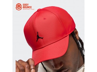 Кепка Air Jordan Rise Structured Metal Jumpman Hat / gym red