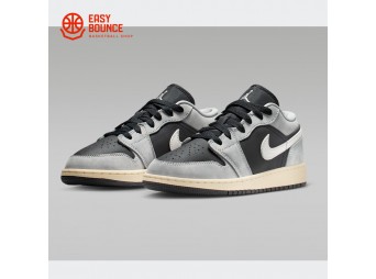 Кроссовки Air Jordan 1 Low SE grade school / light smoke