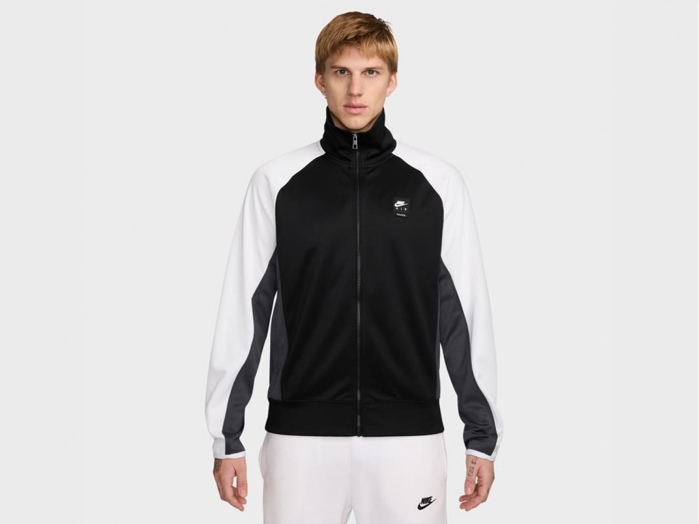 Толстовка Nike Air Poly-Knit Full-Zip Jacket / black, white