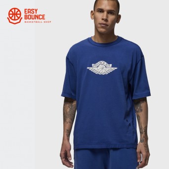 Футболка Air Jordan Rare Logo T-Shirt / deep royal, sail