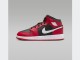 Кроссовки Air Jordan 1 Mid grade school / gym red, black, white