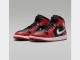 Кроссовки Air Jordan 1 Mid / gym red, black, white