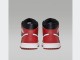 Кроссовки Air Jordan 1 Mid / gym red, black, white